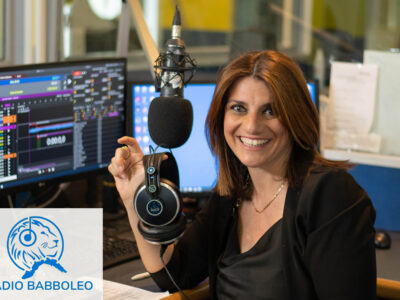 Paola Servente in studio a Radio Babboleo